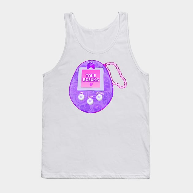 Take Breaks Retro Toy Purple Tank Top by VelvepeachShop